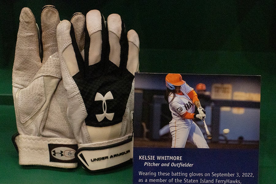 Kelsie Whitmore's Batting Gloves