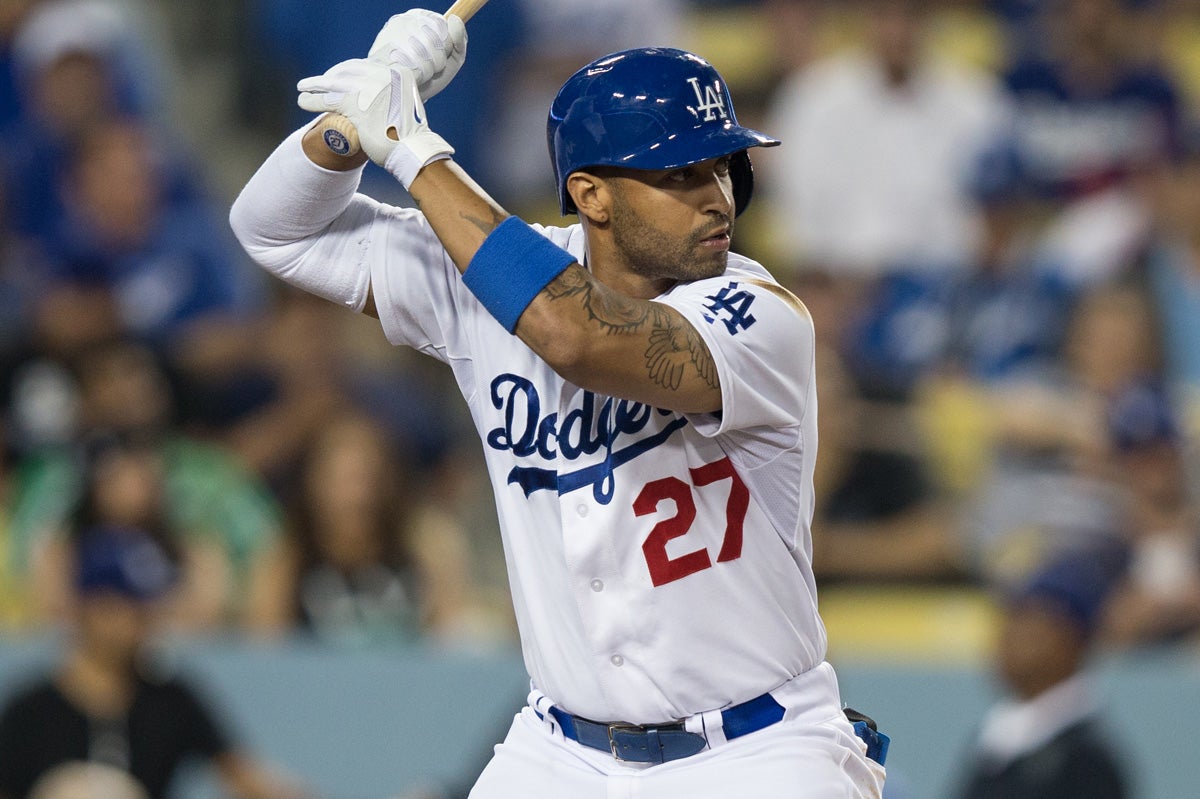 Matt Kemp in Dodgers uniform