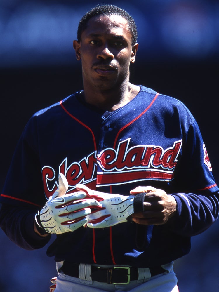Kenny Lofton in Cleveland uniform