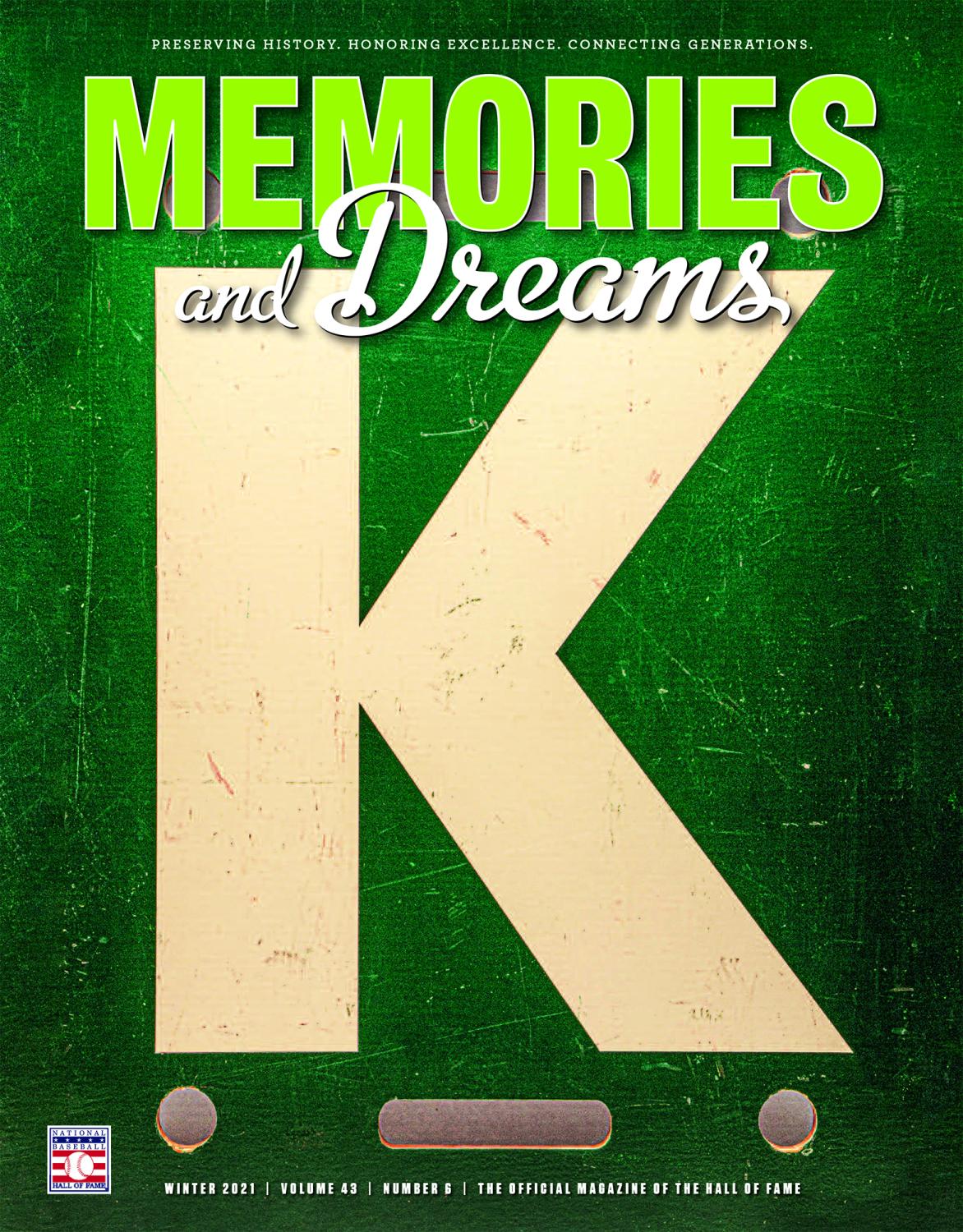 Winter 2021 cover of Memories and Dreams