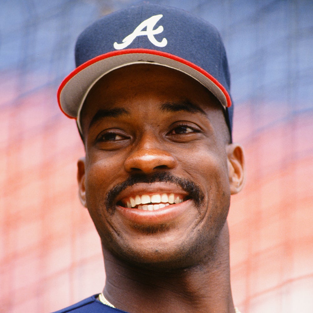 Fred McGriff in Braves cap