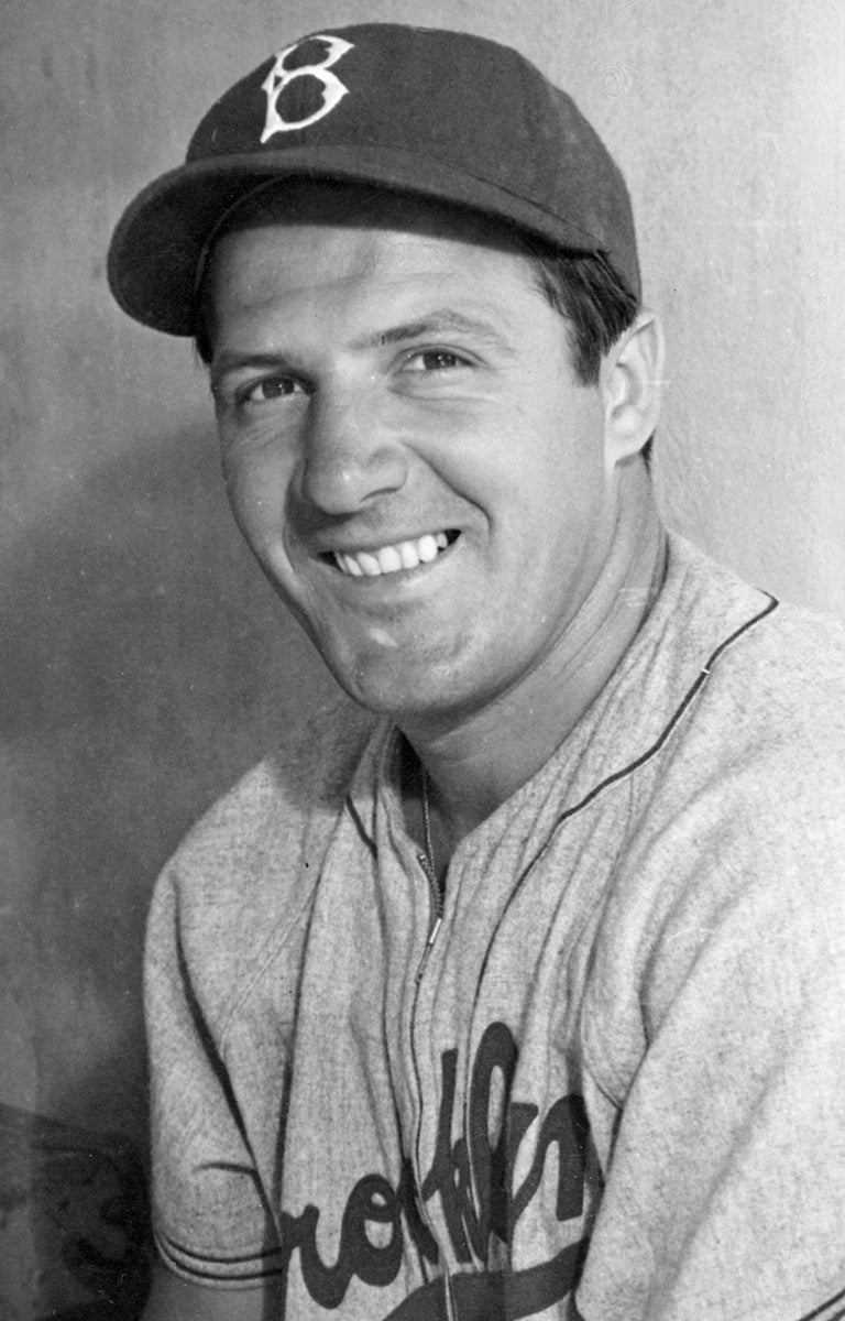 Joe Medwick portrait in Dodgers uniform