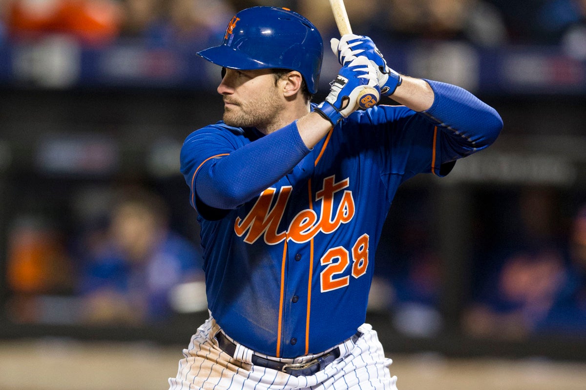 Daniel Murphy in Mets uniform