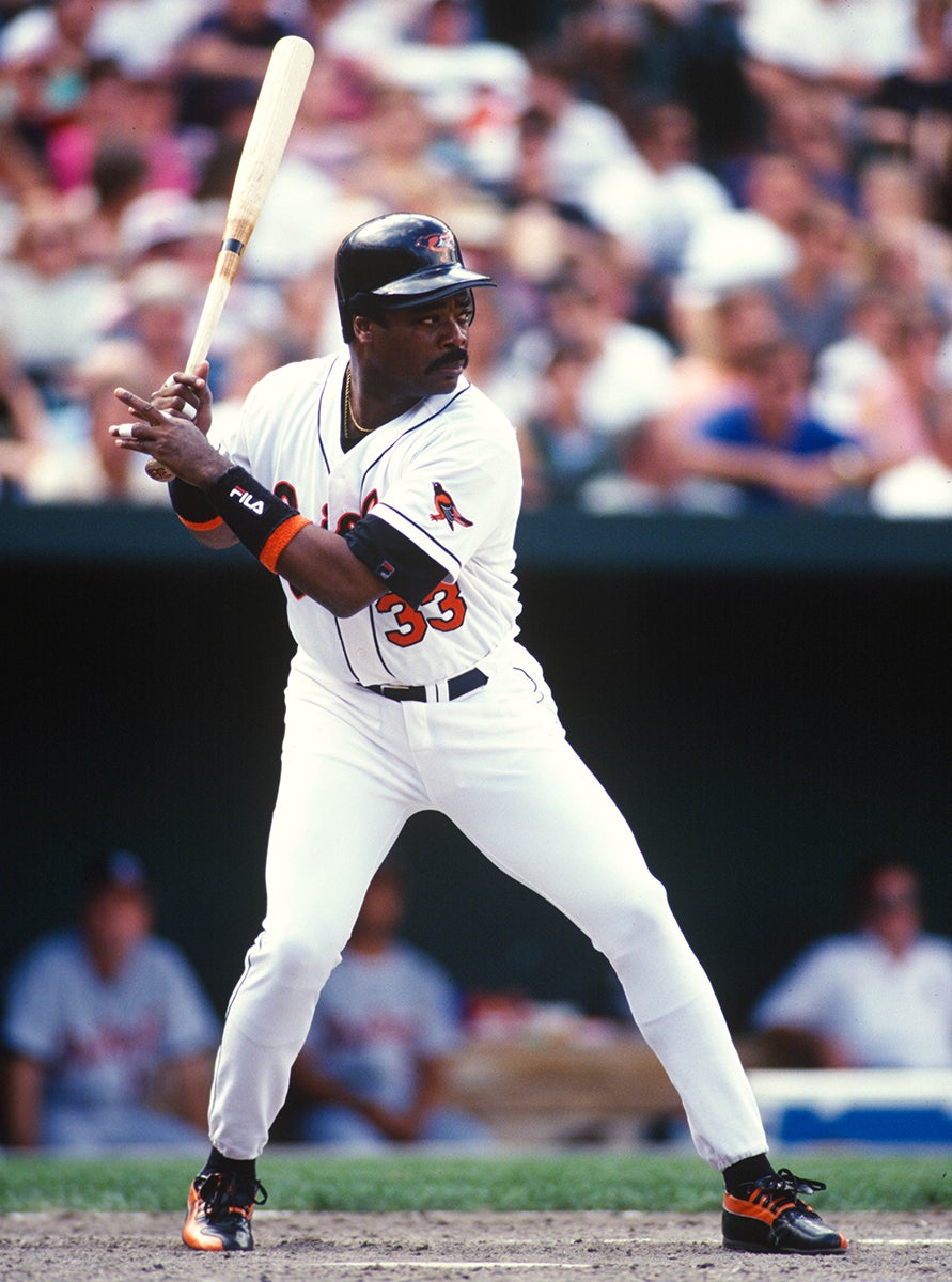 Eddie Murray bats for Orioles