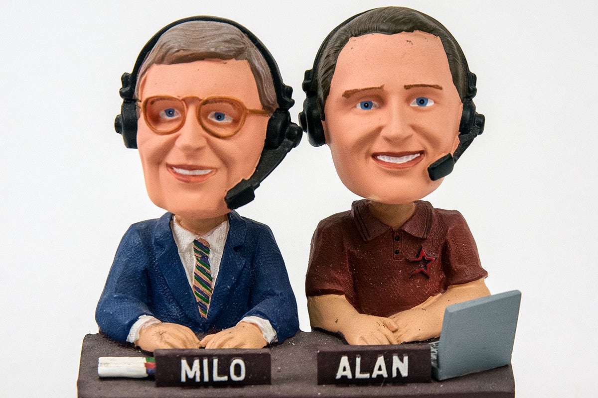 Milo Hamilton and Alan Ashby bobblehead