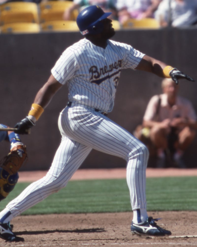 Dave Parker bats for Brewers