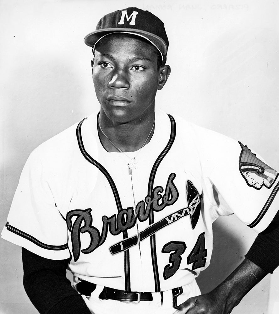 Juan Pizarro in Milwaukee Braves uniform