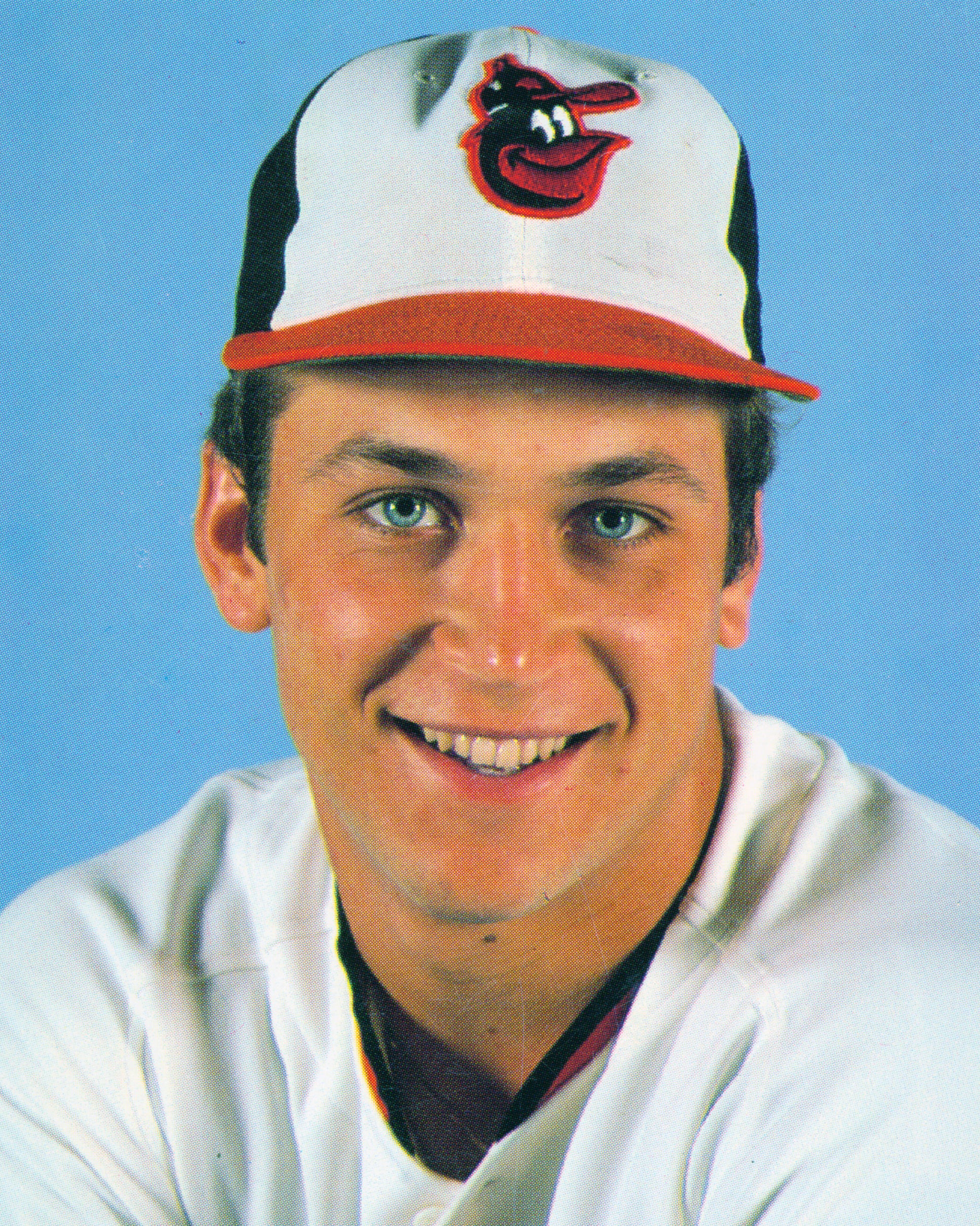 Head and shoulders portrait of Cal Ripken in Orioles uniform