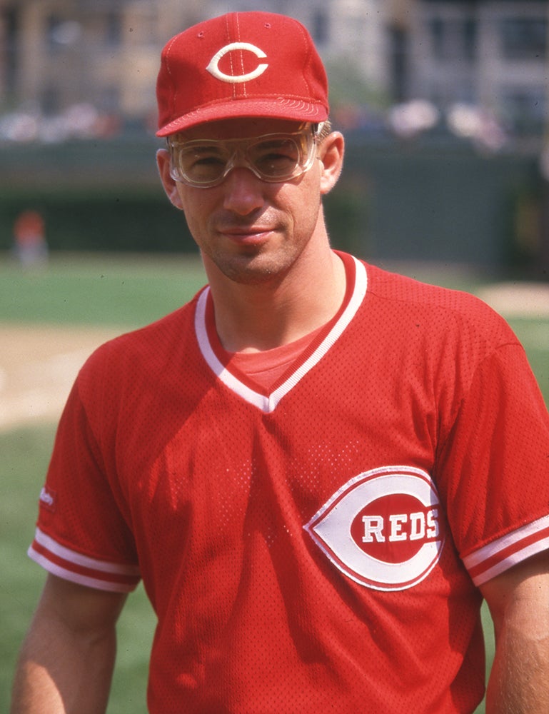 Chris Sabo in Reds jersey