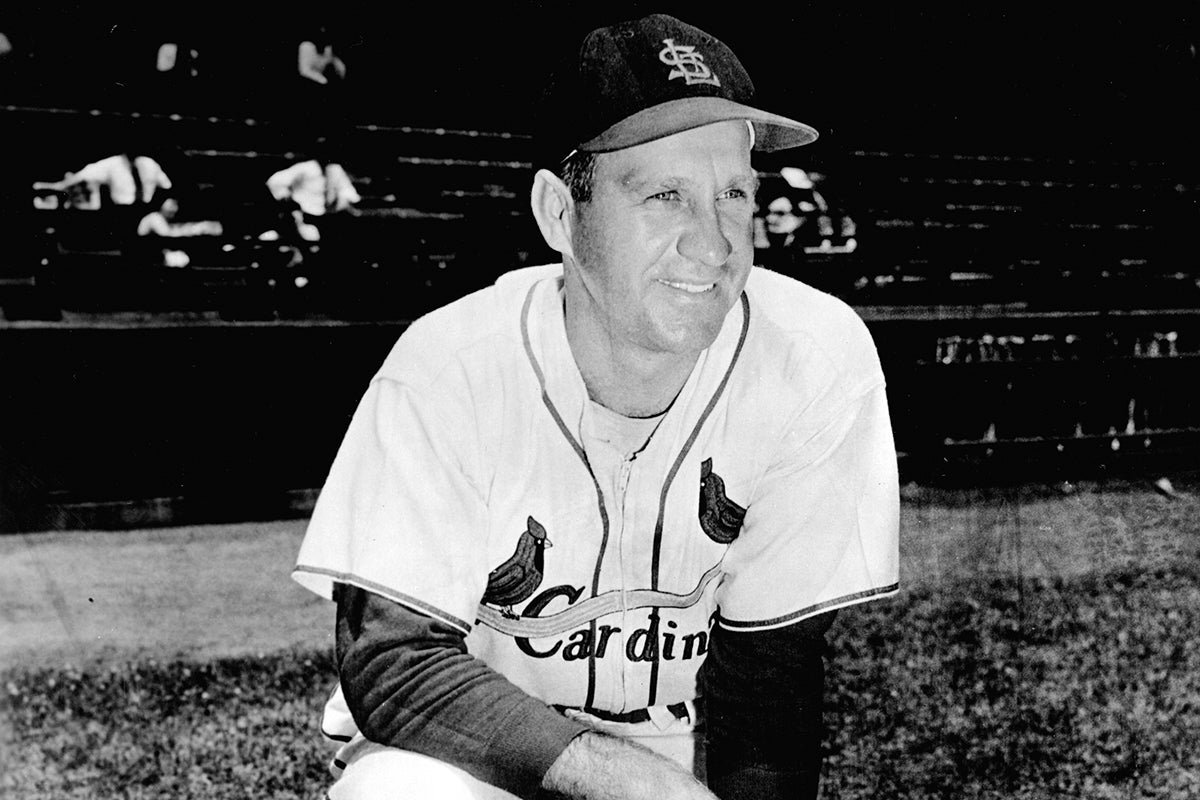 Enos Slaughter in Cardinals uniform