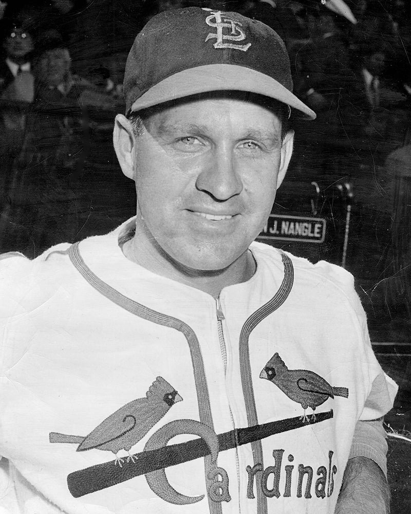 Enos Slaughter in Cardinals uniform