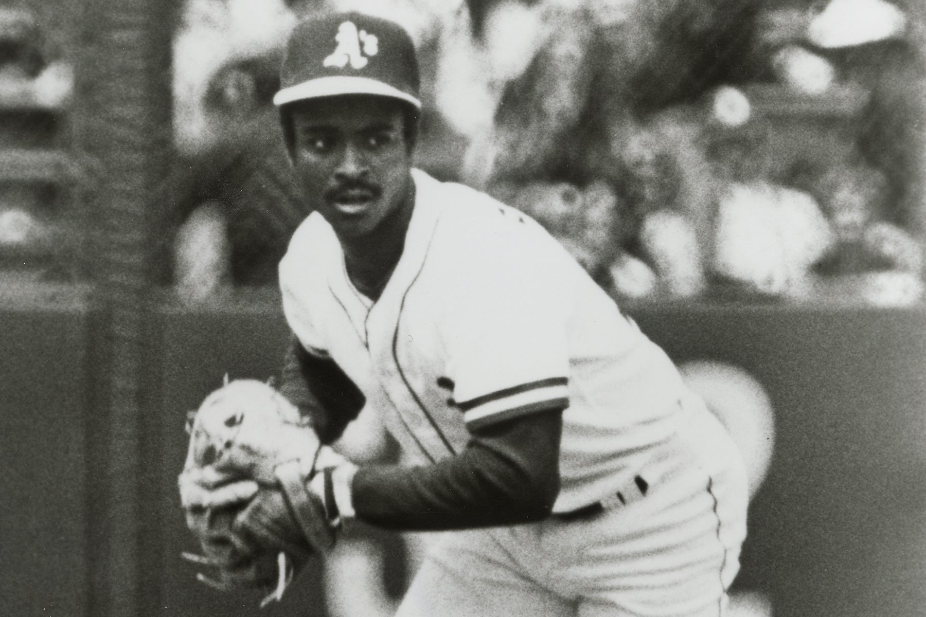 Tony Phillips on defense for Athletics
