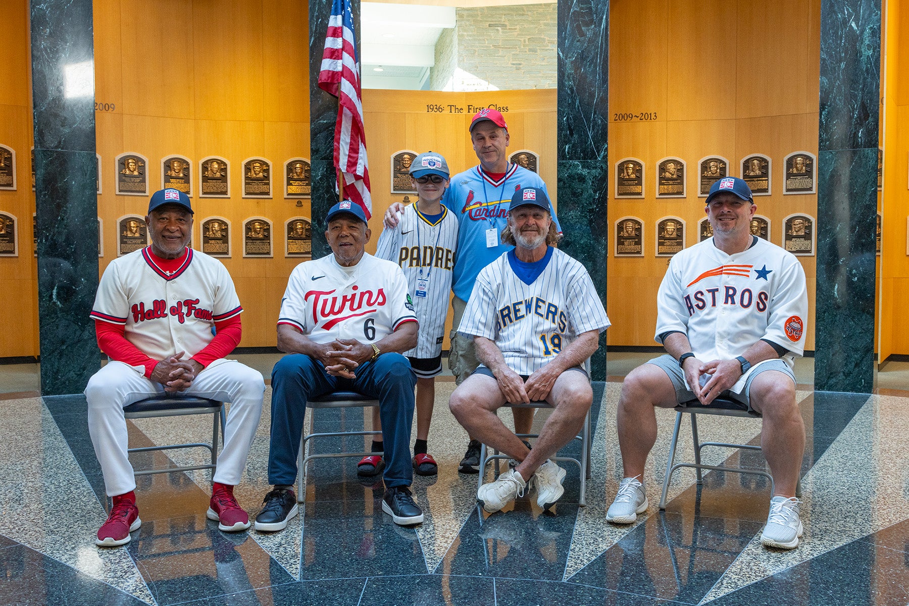 Turn Two with Ozzie 2026 participants in the Plaque Gallery