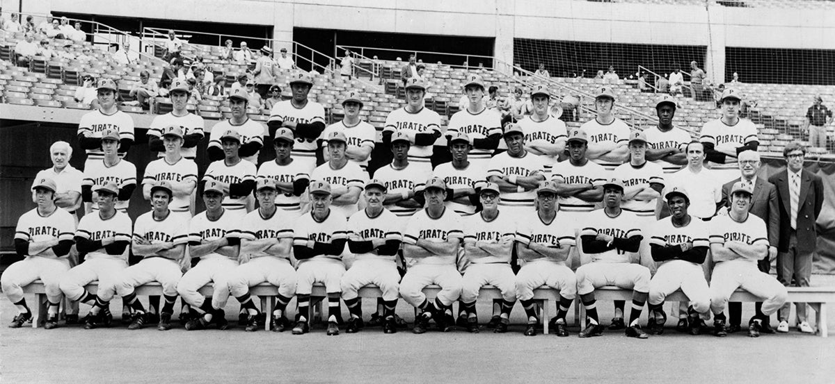 Team portrait of 1971 Pittsburgh Pirates