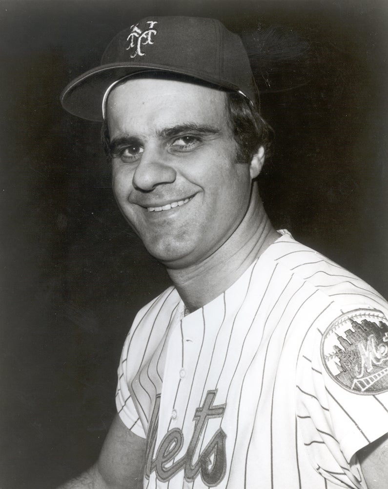 Joe Torre in Mets uniform