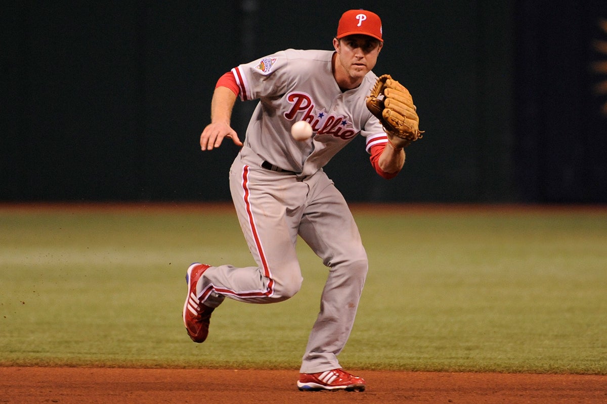 Chase Utley in Phillies uniform