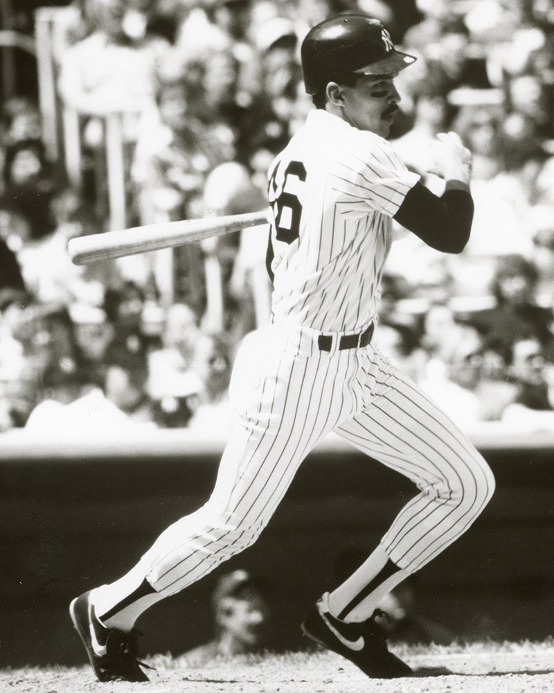 Henry Cotto bats for Yankees