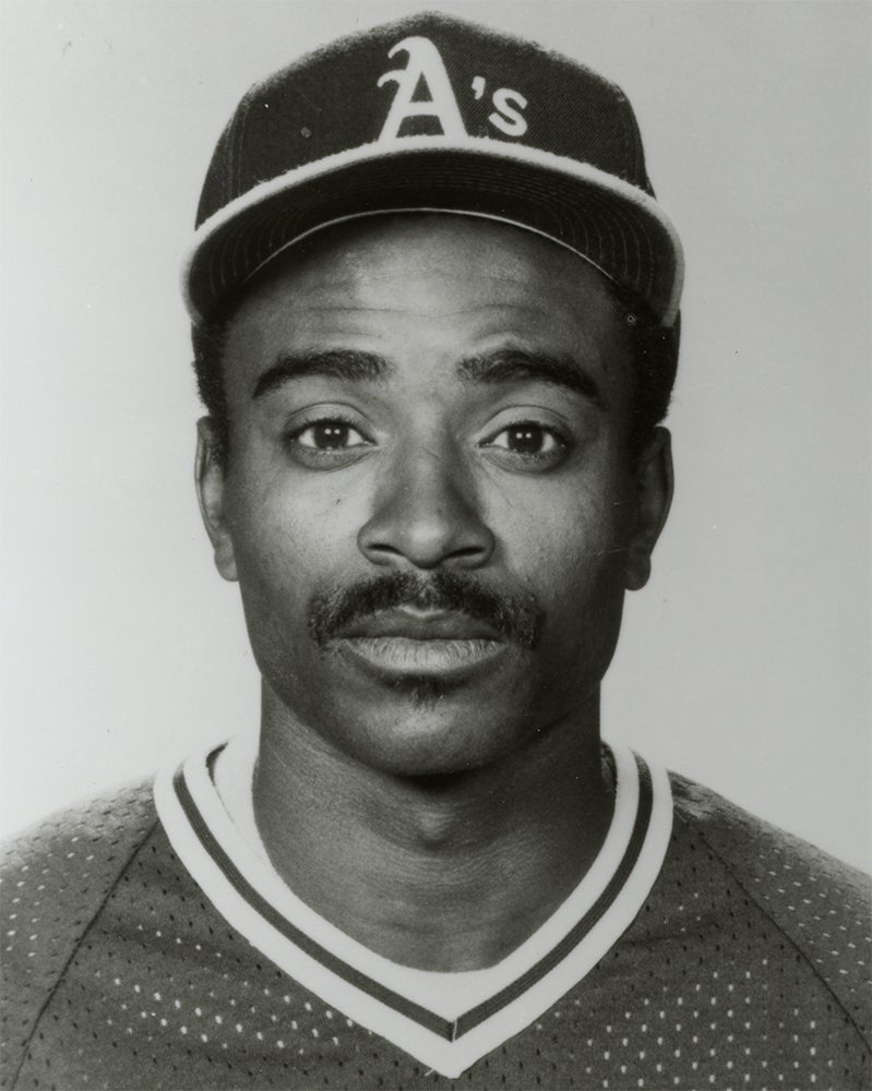 Head and shoulders portrait of Tony Phillips in Athletics uniform