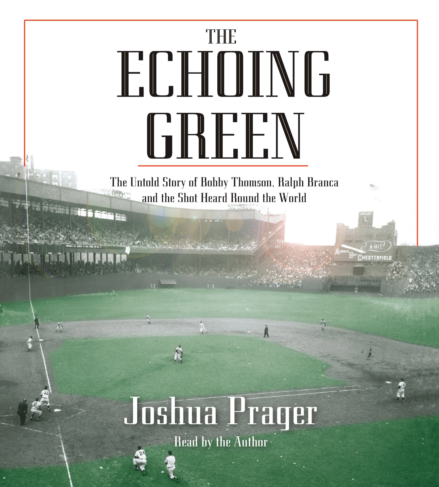 Book cover for The Echoing Green, by Josh Prager