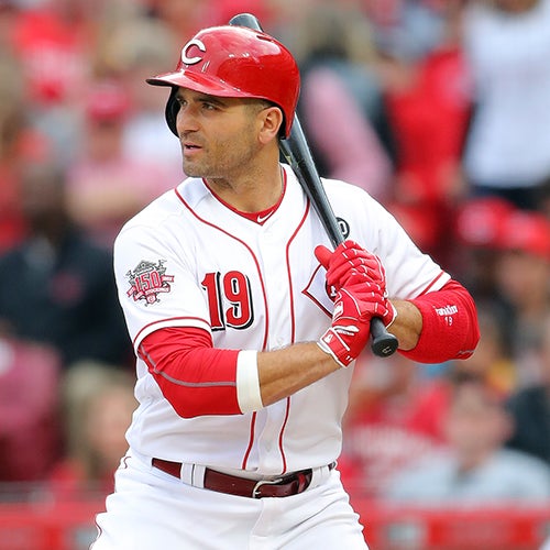 Joey Votto bats for Reds