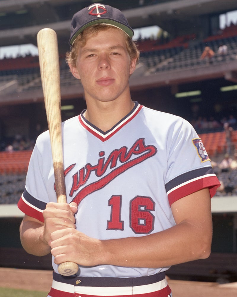 Batting portrait of Butch Wynegar