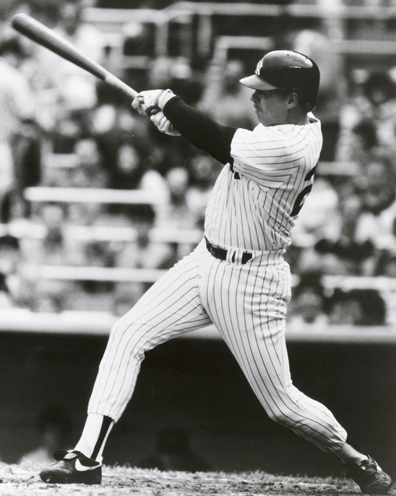 Butch Wynegar bats for Yankees