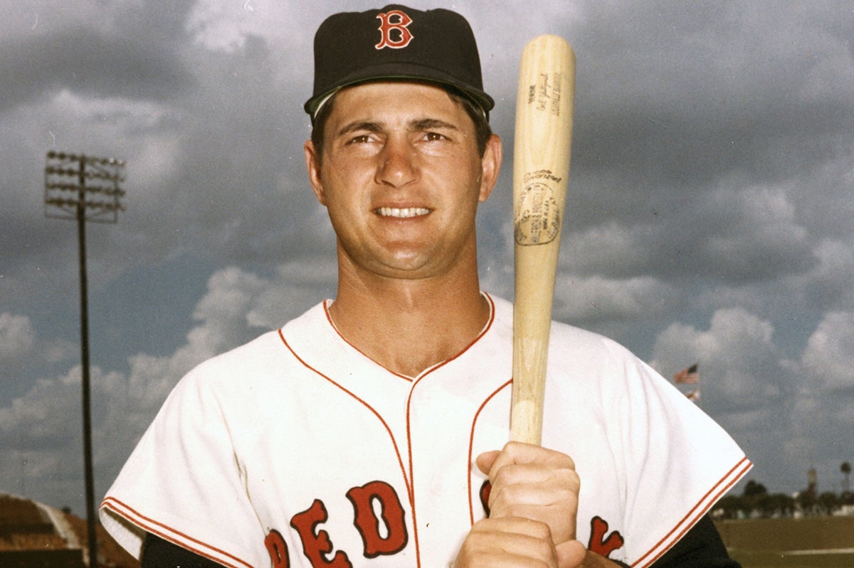 Carl Yastrzemski in Red Sox uniform