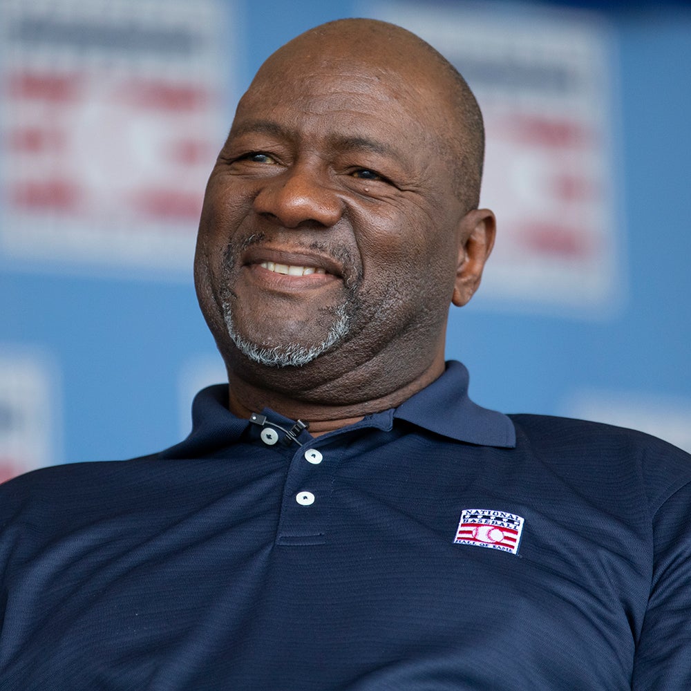 Lee Smith in Hall of Fame polo