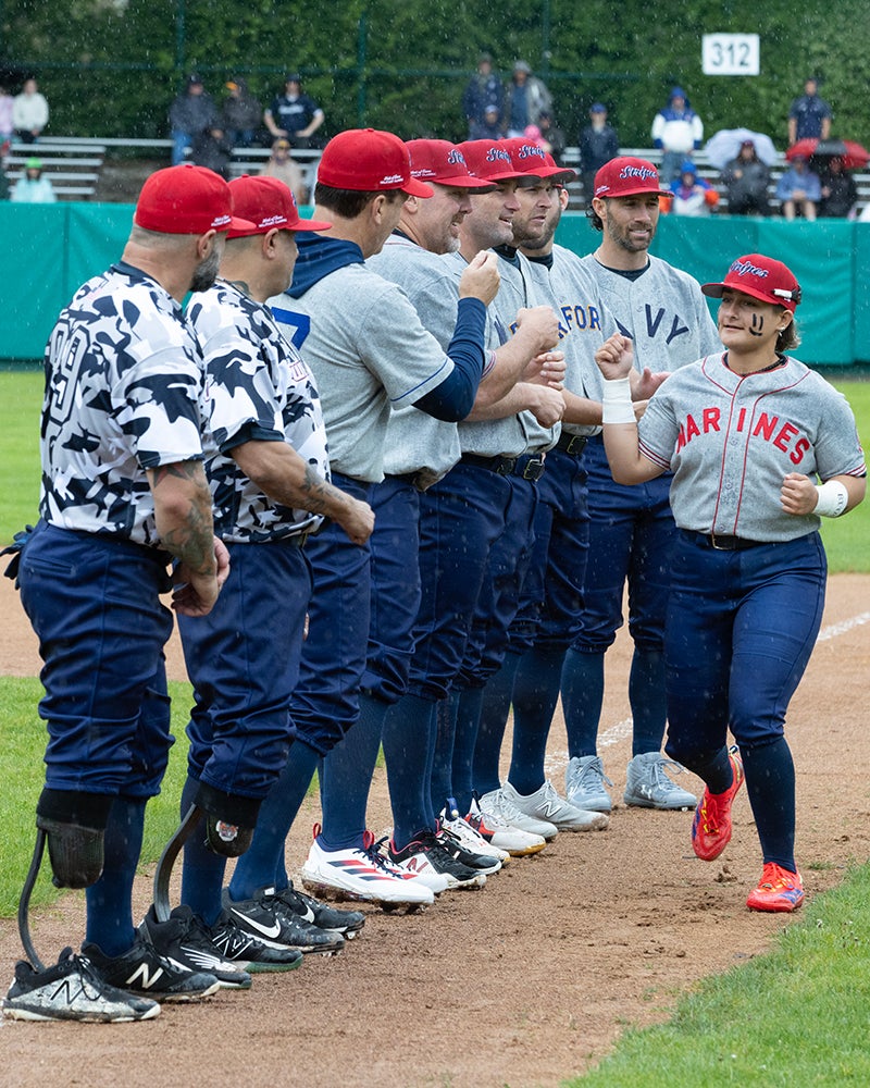 Alyssa Zettlemoyer introduced at Military Classic