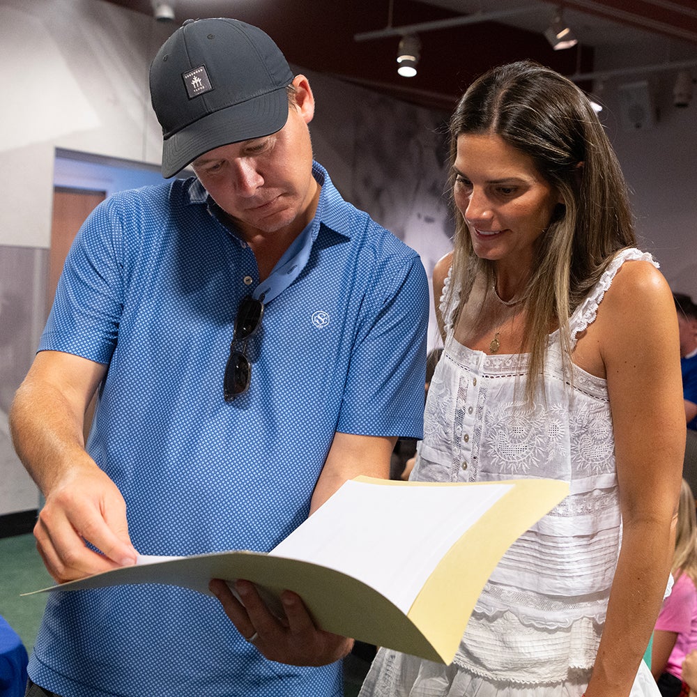 Chris and Nicole Getz in Bullpen Theater