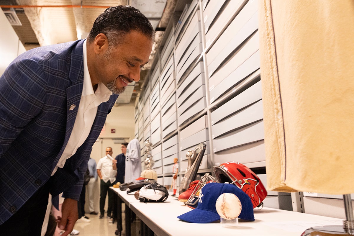 Johan Santana with no-hitter baseball