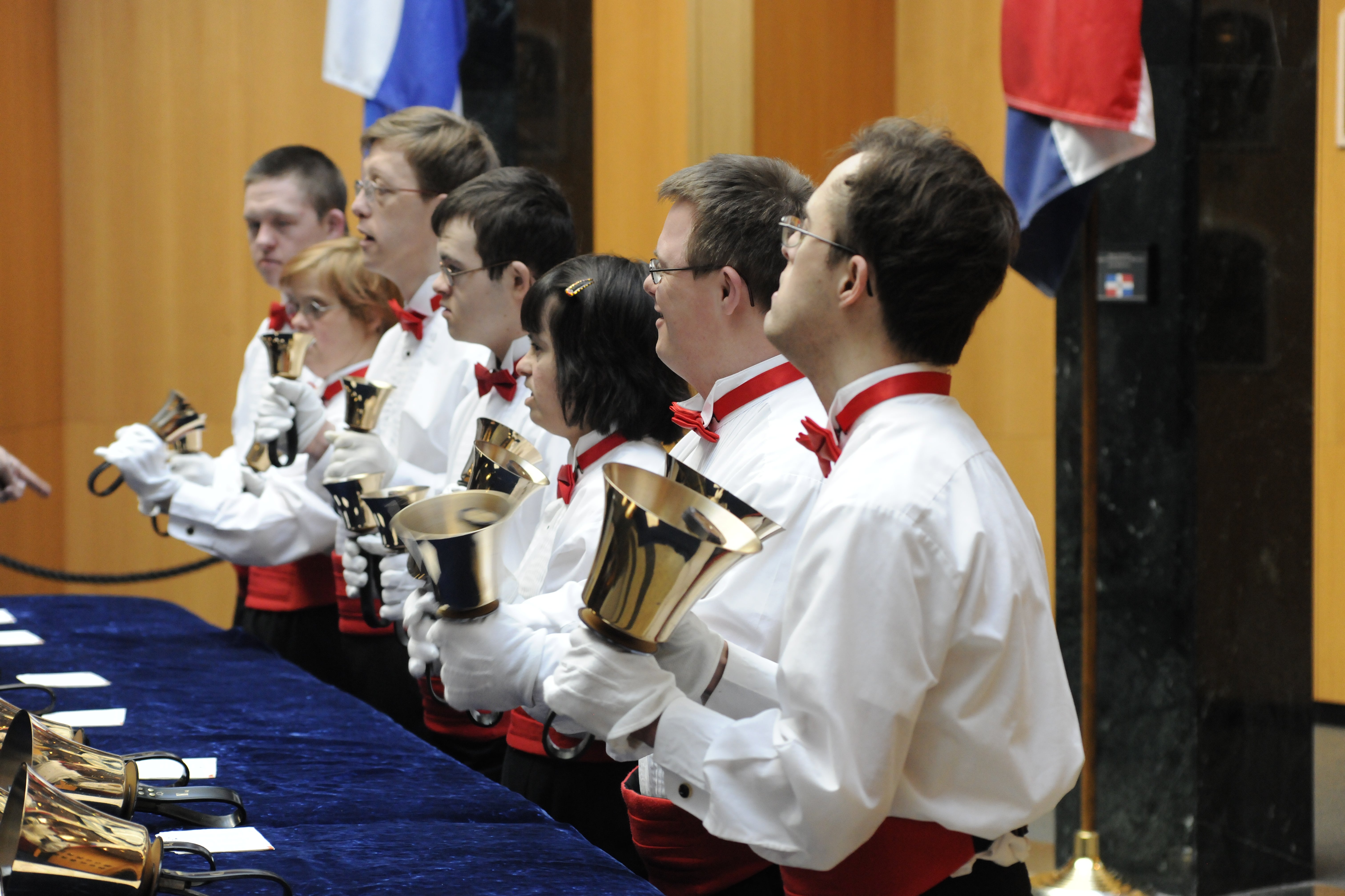 Pathfinder Bell Choir performance.