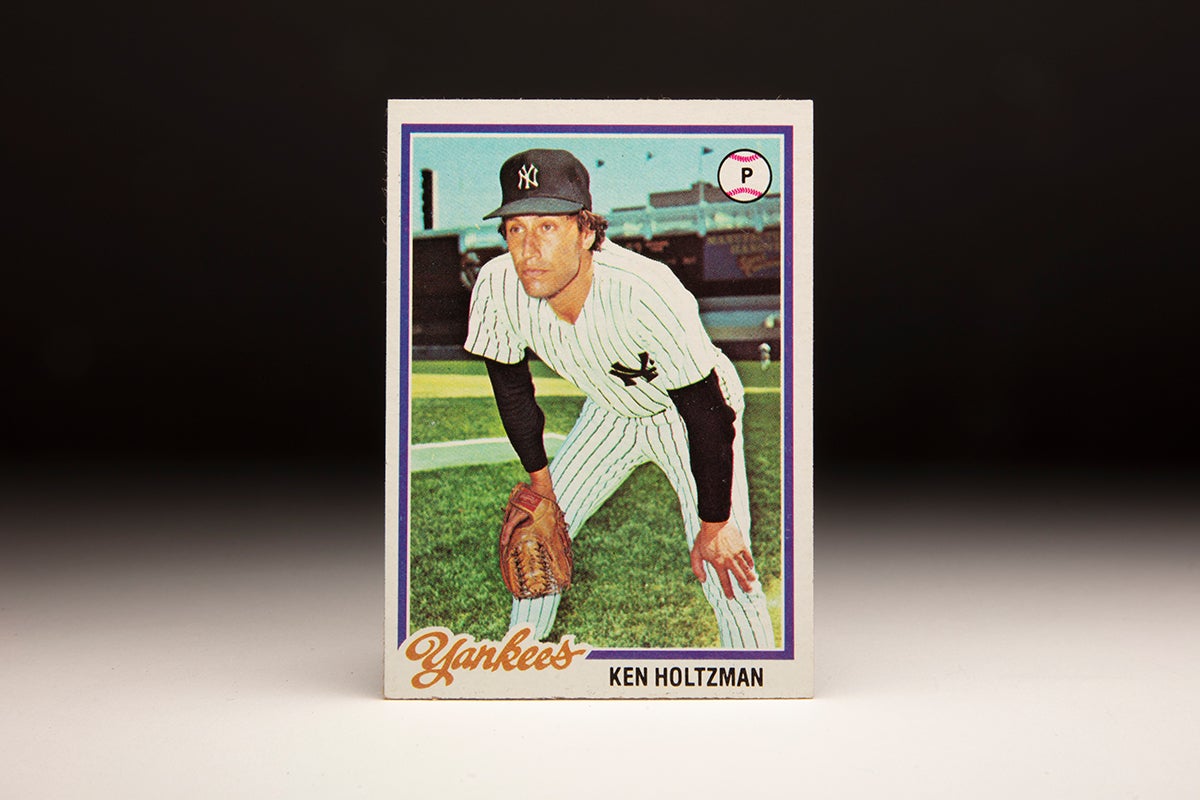 Front of 1978 Topps Ken Holtzman card