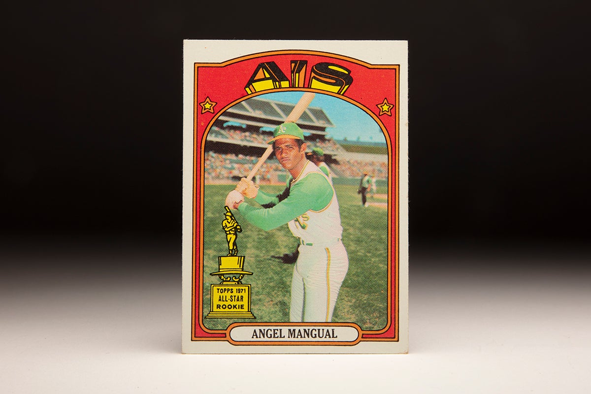 Front of 1972 Topps Ángel Mangual card