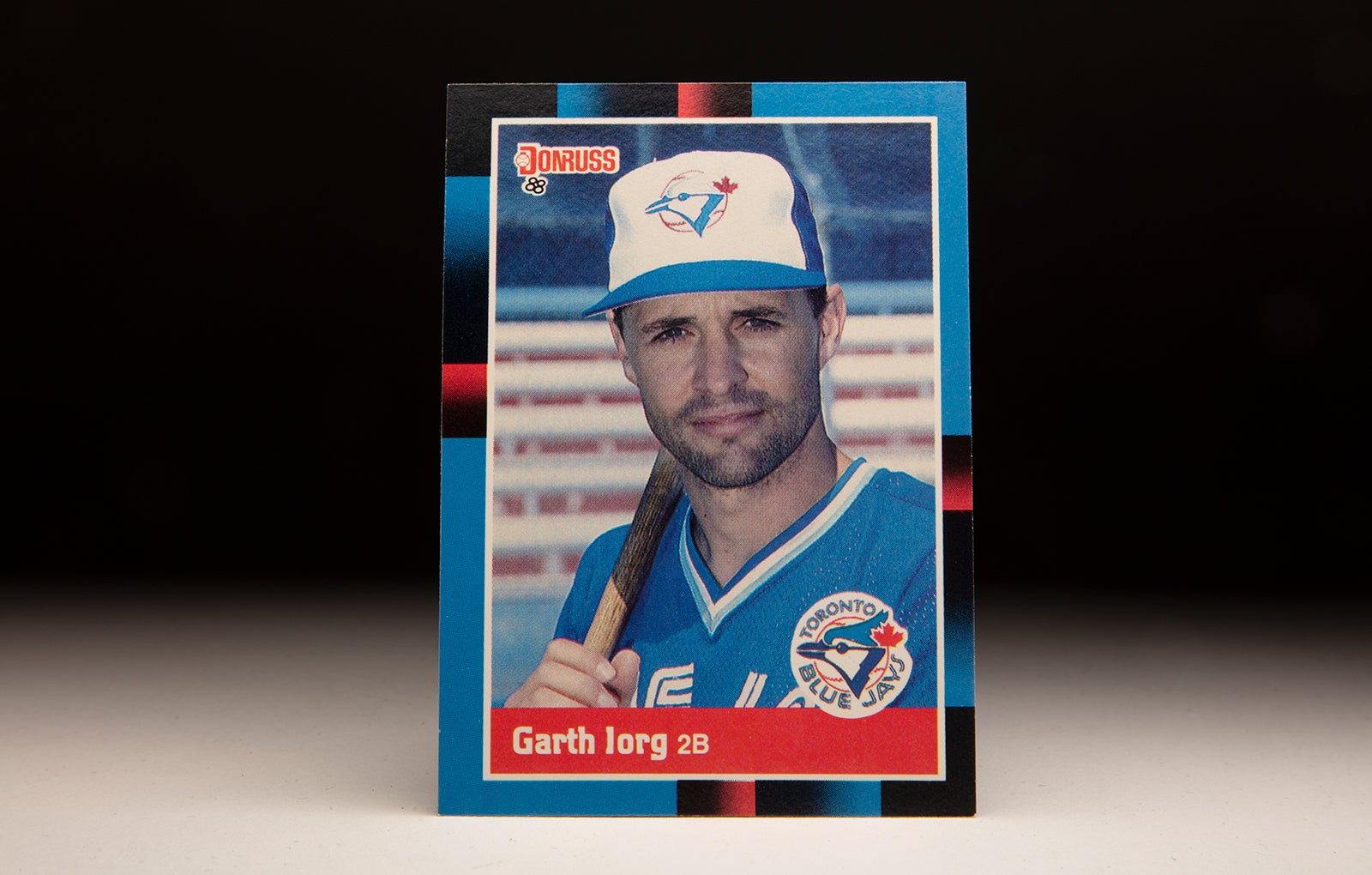 Front of 1988 Donruss Garth Iorg card