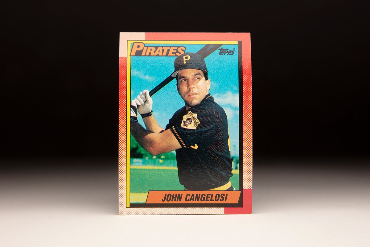 Front of 1990 Topps John Cangelosi card