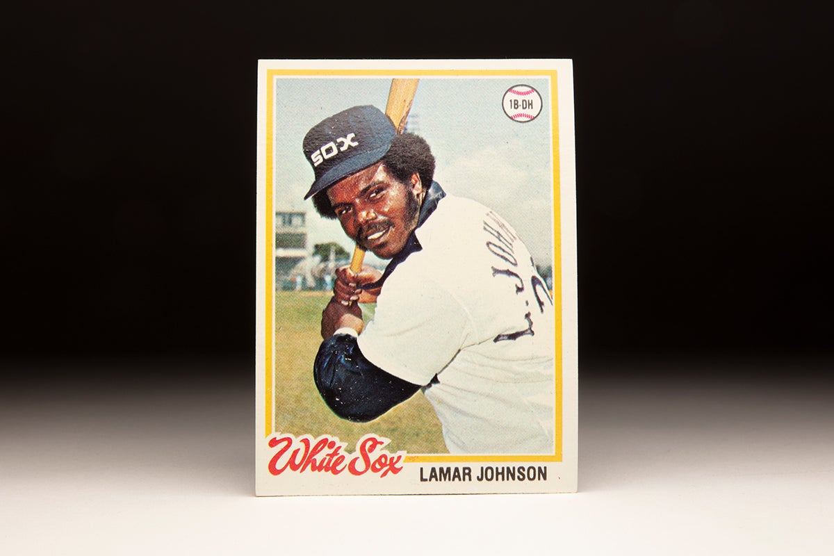 Front of 1978 Topps Lamar Johnson card