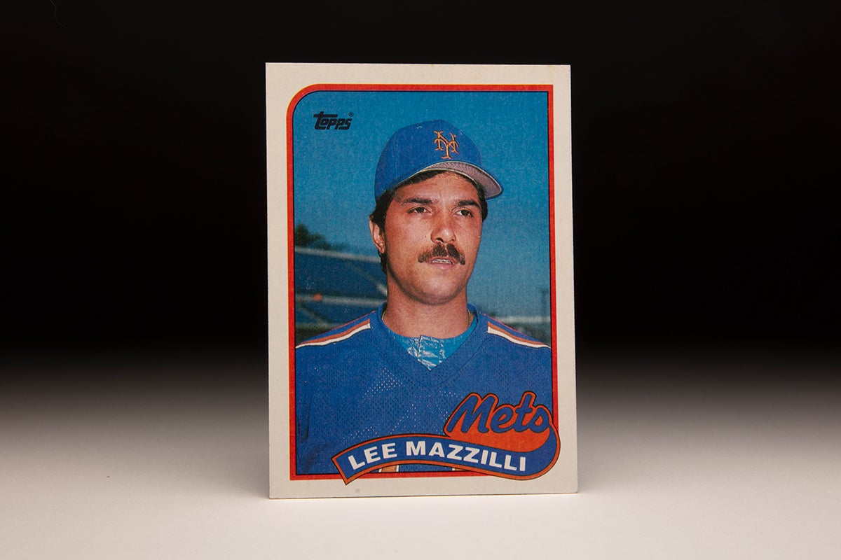 Front of 1989 Topps Lee Mazzilli card