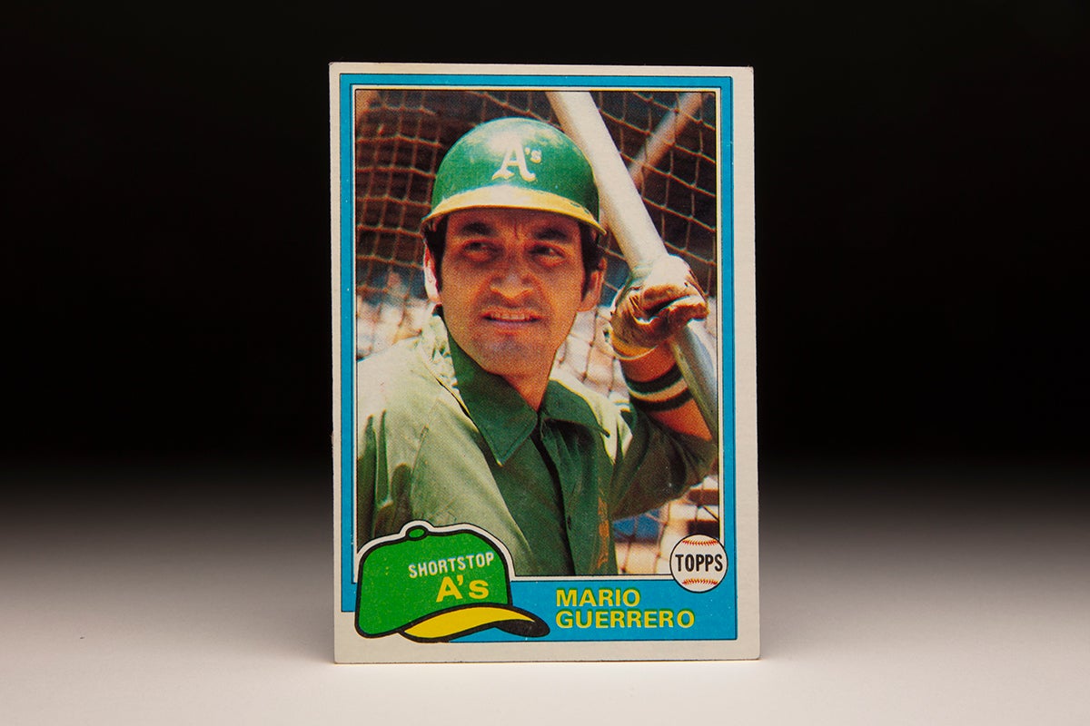 Front of 1981 Topps Mario Guerrero card