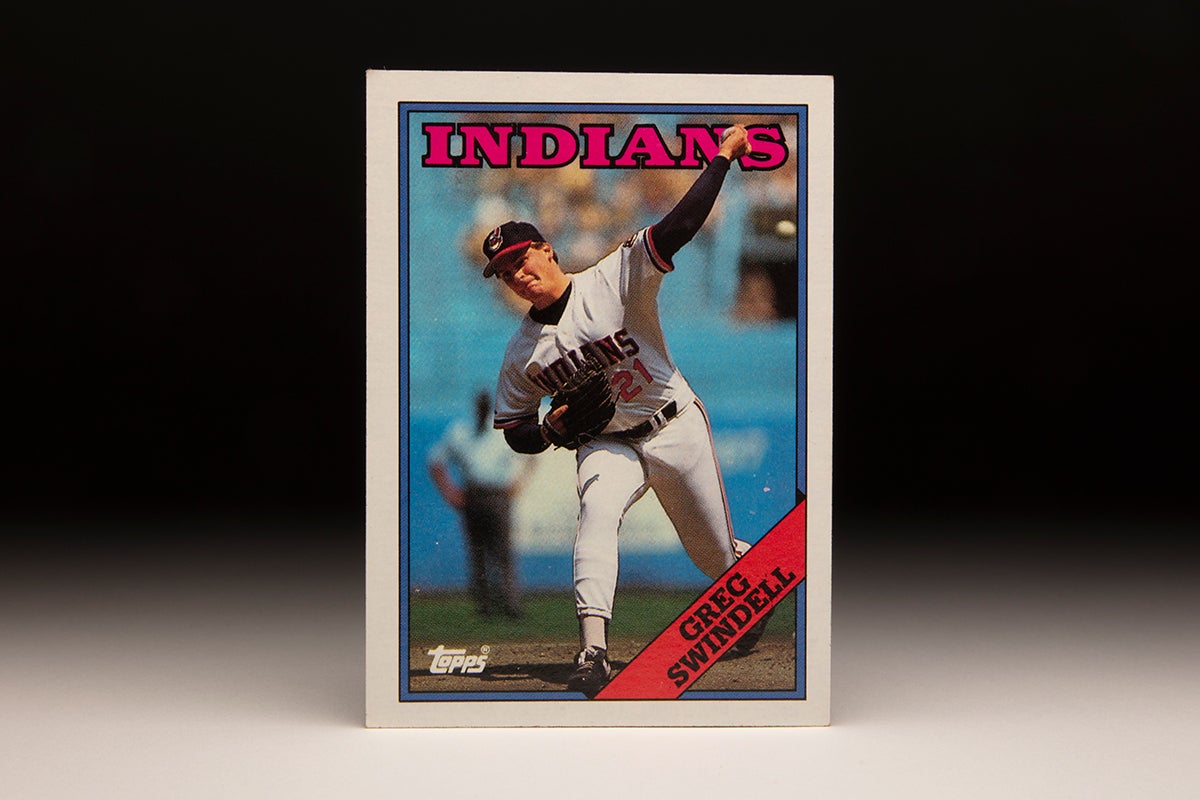 Front of 1988 Topps Greg Swindell card