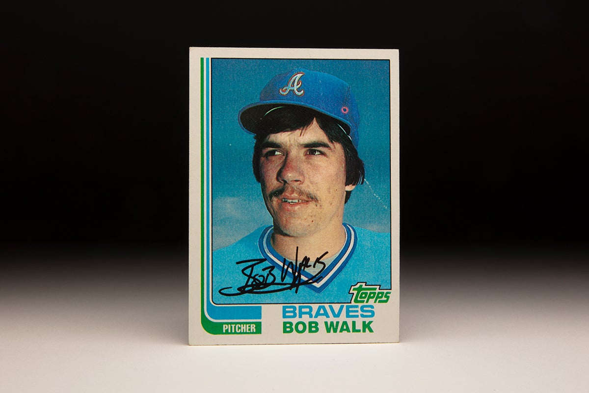 Front of 1982 Topps Bob Walk card