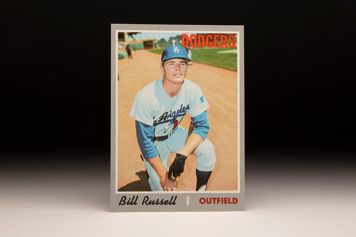 Front of 1970 Topps Bill Russell card