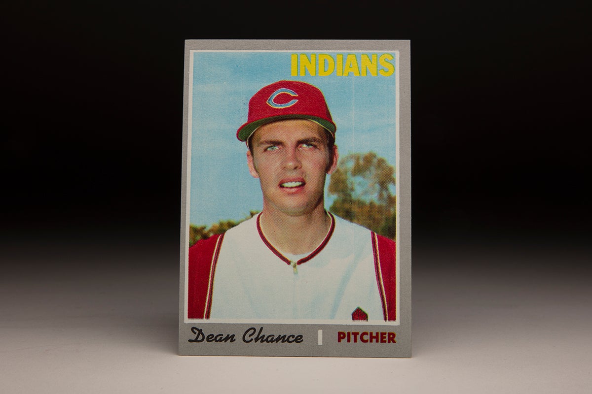 #CardCorner: 1970 Topps Dean Chance | Baseball Hall of Fame