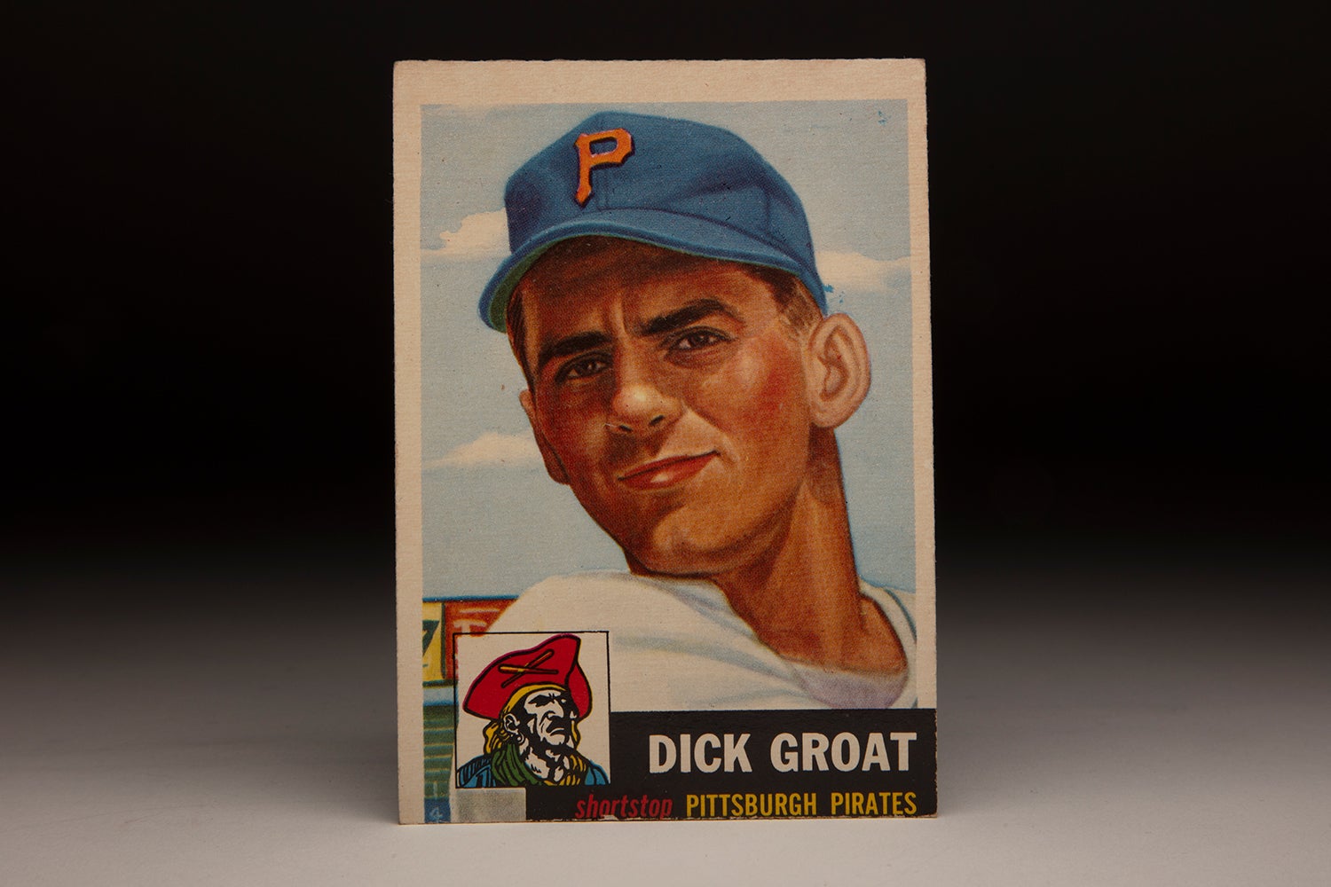 Front of 1953 Topps Dick Groat baseball card