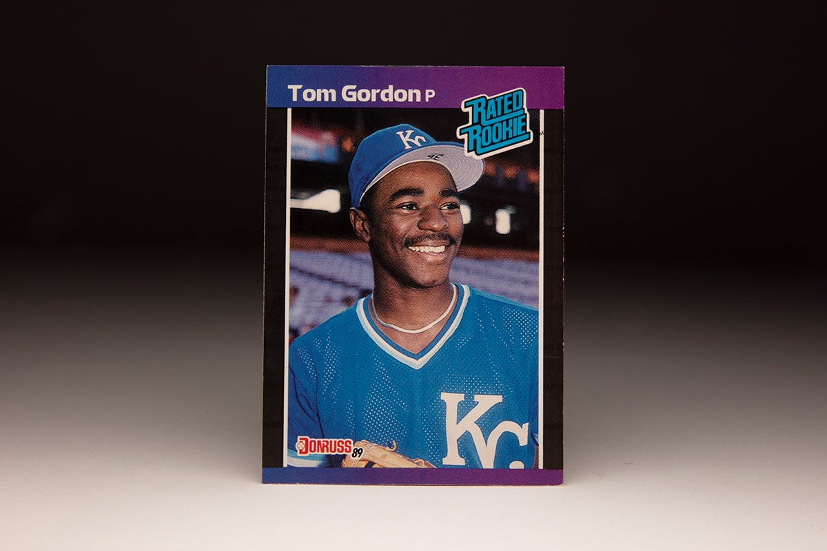 Front of 1989 Donruss Tom Gordon card