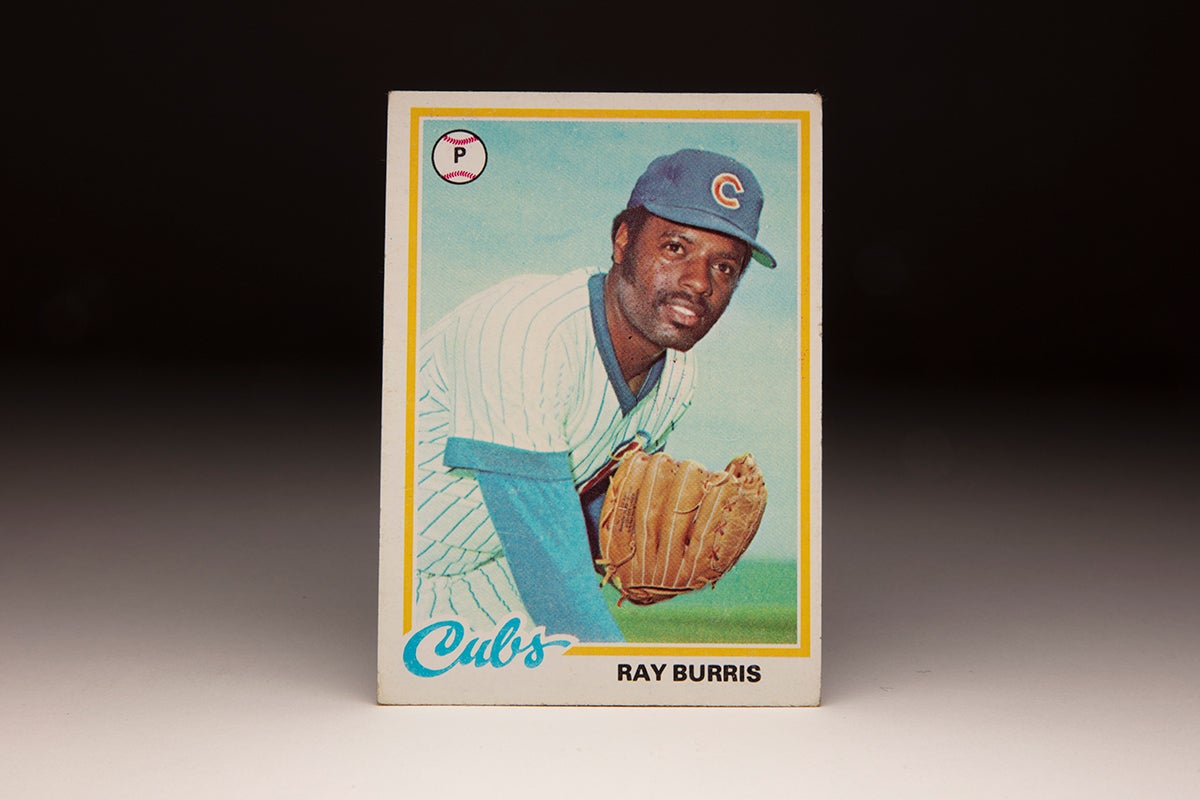 Front of 1978 Topps Ray Burris card