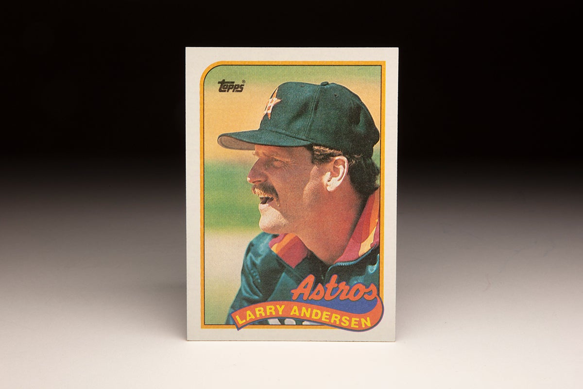 Front of 1989 Topps Larry Andersen card
