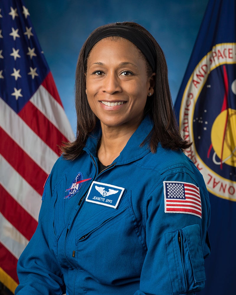 NASA Flight Engineer Jeanette Epps. NASA/Bill Stafford 