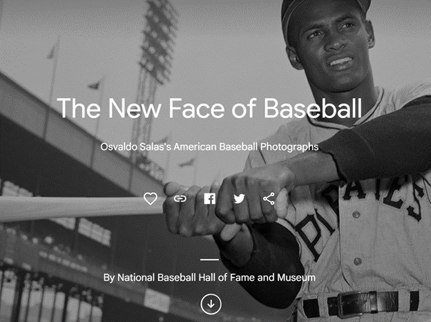 Image of the New Face of Baseball online exhibit