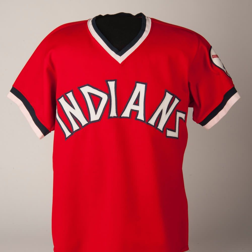1980s cleveland indians jersey